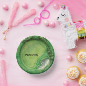 Golfplatz-Putting-Green Pappteller (Party)