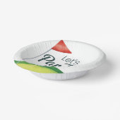 Golfplatz-Putting-Green Pappteller (Gewinkelt)