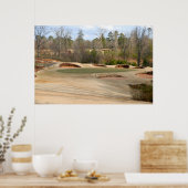 Golfplatz-Sandfallen Poster (Küche)
