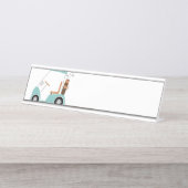 Golfplatz Schreibtischnamensplakette (Vorderseite )