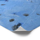 Golfplatz Sledging Allestree Poster (Ecke)