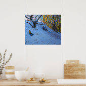 Golfplatz Sledging Allestree Poster (Küche)