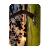 Golfplatz Sunset Magnet (Vertikal)