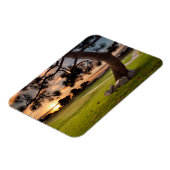 Golfplatz Sunset Magnet (Linke Seite)