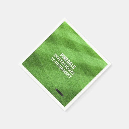 Golfplatz Turf Personalisiert Serviette (Ecke)