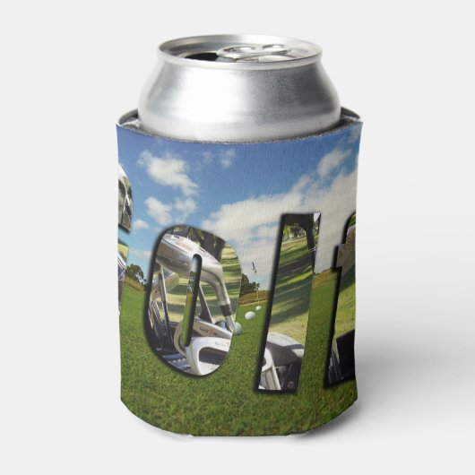 Golfplatz und Logo, Stubby Cooler kann Inhaber Dosenkühler (Kanne Vorderseite)