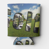 Golfplatz und Logo, Stubby Cooler kann Inhaber Dosenkühler (Vorderseite)