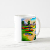 Golfplatz Utopia Kaffeetasse (VorderseiteRechts)