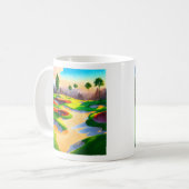 Golfplatz Utopia Kaffeetasse (Vorderseite Links)