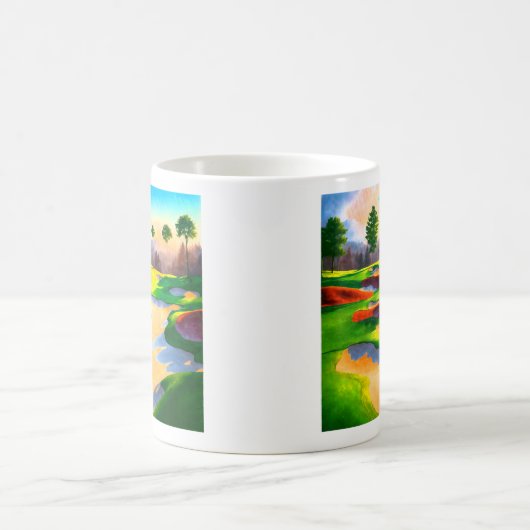 Golfplatz Utopia Kaffeetasse (Mittel)