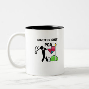Golfplatz Zweifarbige Tasse