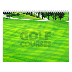 Golfplätze 2022 - Mauerkalender Kalender