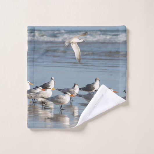 Golfplätze am Strand Badhandtuch Set (Waschlappen)