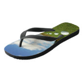 Golfplätze auf dem Grünen, Badesandalen (Schrägansicht)