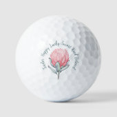 Golfplätze Delikate Blume Golfball (Vorderseite)