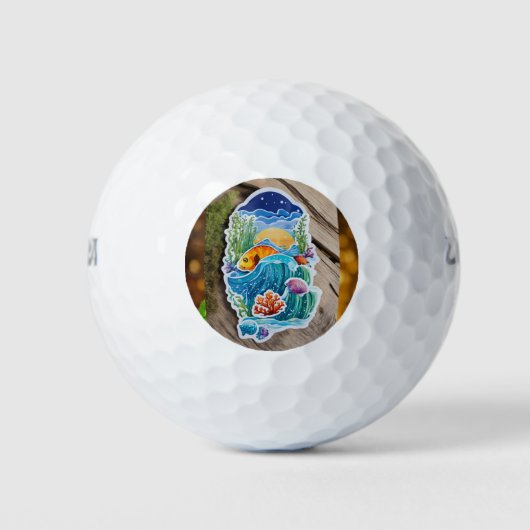 Golfplätze Golfball (Vorderseite)