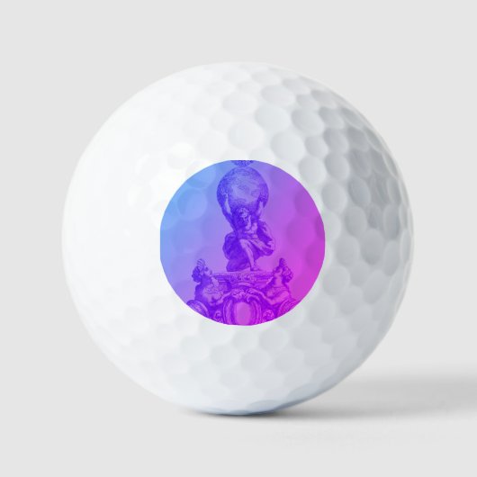 Golfplätze Golfball (Vorderseite)