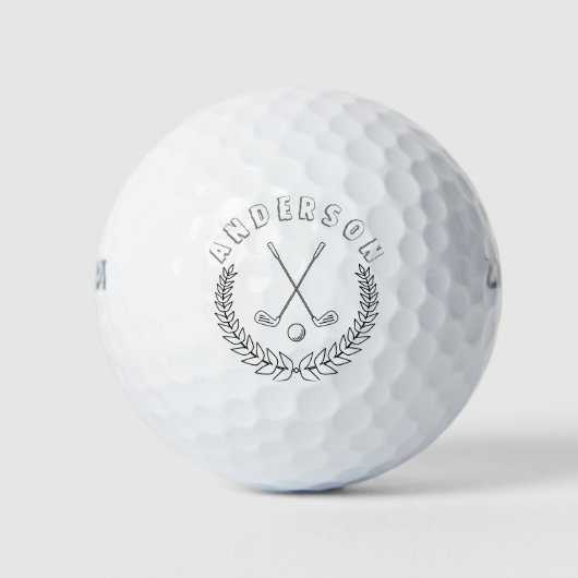 Golfplätze Golfball (Vorderseite)