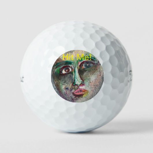 Golfplätze Golfball (Vorderseite)