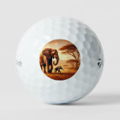 Golfplätze Golfball (Vorderseite)