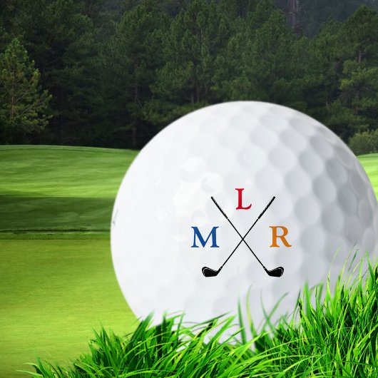 Golfplätze mit drei Anfangsbuchstaben Golfball