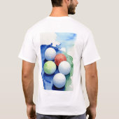 Golfplätze T-Shirt (Rückseite)
