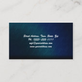 Golfplätze - Visitenkarte (Rückseite)