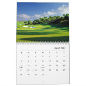 Golfplätze Wall Kalender (Mär 2027)