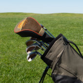 golfplayer-Logo stylish Golf Headcover (In SItu)