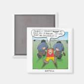 Golfpolizei Magnet (Vorderseite/Rückseite)