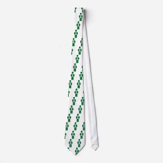 Golfpreisträger Golf Green White Krawatte (Vorderseite)