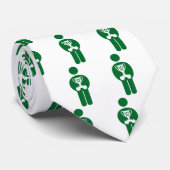 Golfpreisträger Golf Green White Krawatte (Gerollt)