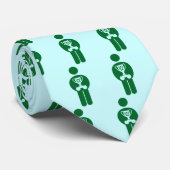 Golfpreisträger Golf Green White Krawatte (Gerollt)