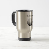 Golfreise-Tasse SPIEL AN Reisebecher (Vorderseite Links)
