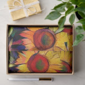 Golfrevier Sonnenblumen Elegante Sammlung Seidenpapier (Geschenk)