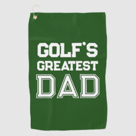 'Golf's Greatest Dad' Geburtstags-Vatertagsgeschen Golfhandtuch
