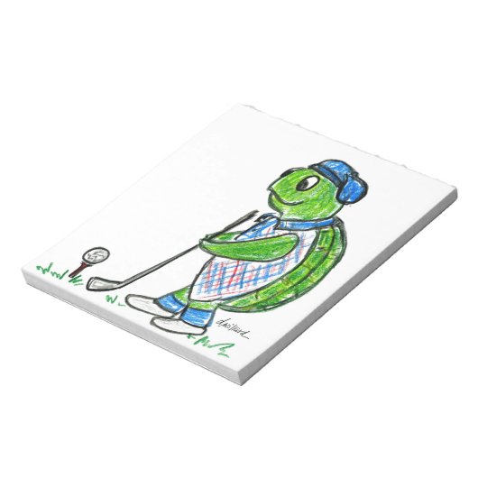 Golfschildkröte Notizblock (Rotiert)