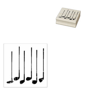 Golfschläger Gummistempel