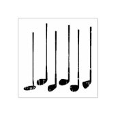 Golfschläger Gummistempel (Prägung)