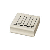 Golfschläger Gummistempel (Stempel)