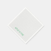 Golfschläger in einem Text Spaß Golf Ball Rente Serviette (Ecke)