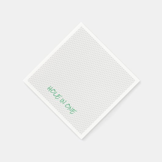 Golfschläger in einem Text Spaß Golf Ball Rente Serviette (Ecke)