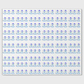 Golfschläger mit Golfclub Geschenkpapier (Flach)