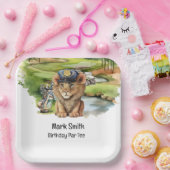 Golfschläger vereint: Ein Abenteuer am Geburtstag Pappteller (Party)