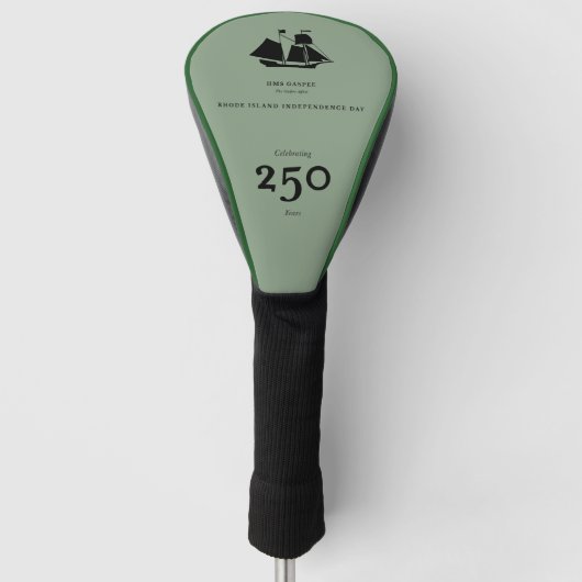 Golfschlägerabdeckung — HMS Gaspee Golf Headcover (Vorderseite)