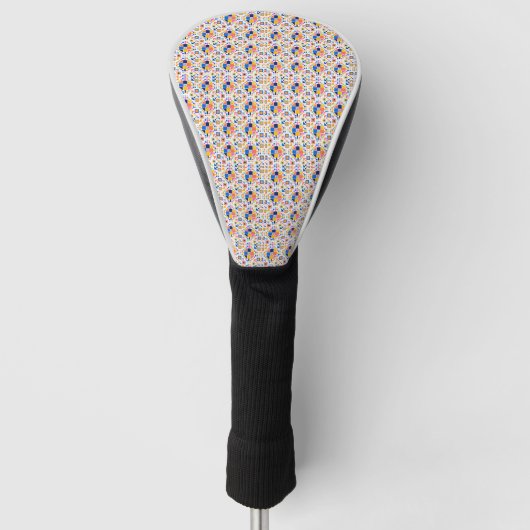 Golfschlägerkopfabdeckung mit einem lebendigen golf headcover (Vorderseite)