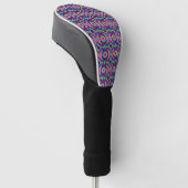 Golfschlägerkopfabdeckung mit einem lebendigen  golf headcover (angewinkelt)
