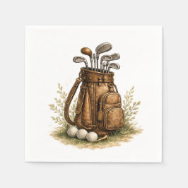 Golfschlägersammlung Fairway Serviette