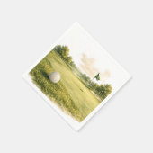 Golfschlägersammlung Fairway Serviette (Ecke)