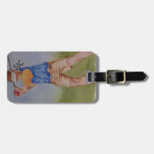 GOLFSCHWEIZ PERSONALISIERTER GEPÄCKTAG GEPÄCKANHÄNGER (Vorderseite horizontal)